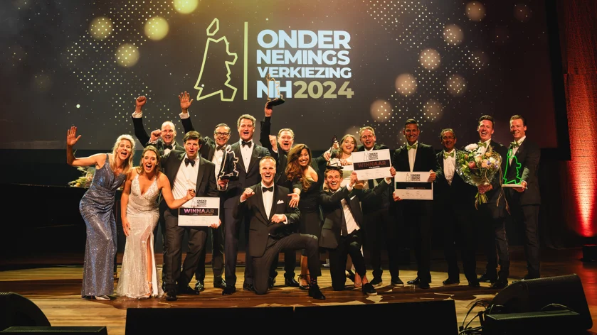 Alle winnaars van de OVNH-verkiezing 2024. (Foto: OVNH)